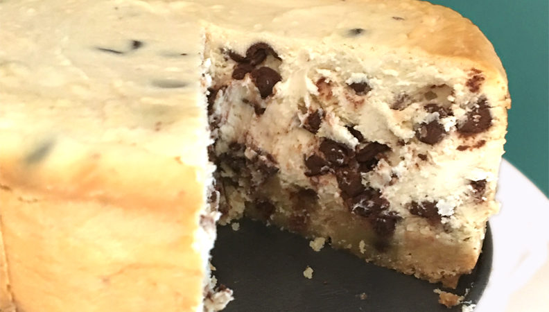 Low Carb Keto Chocolate Chip Cheesecake