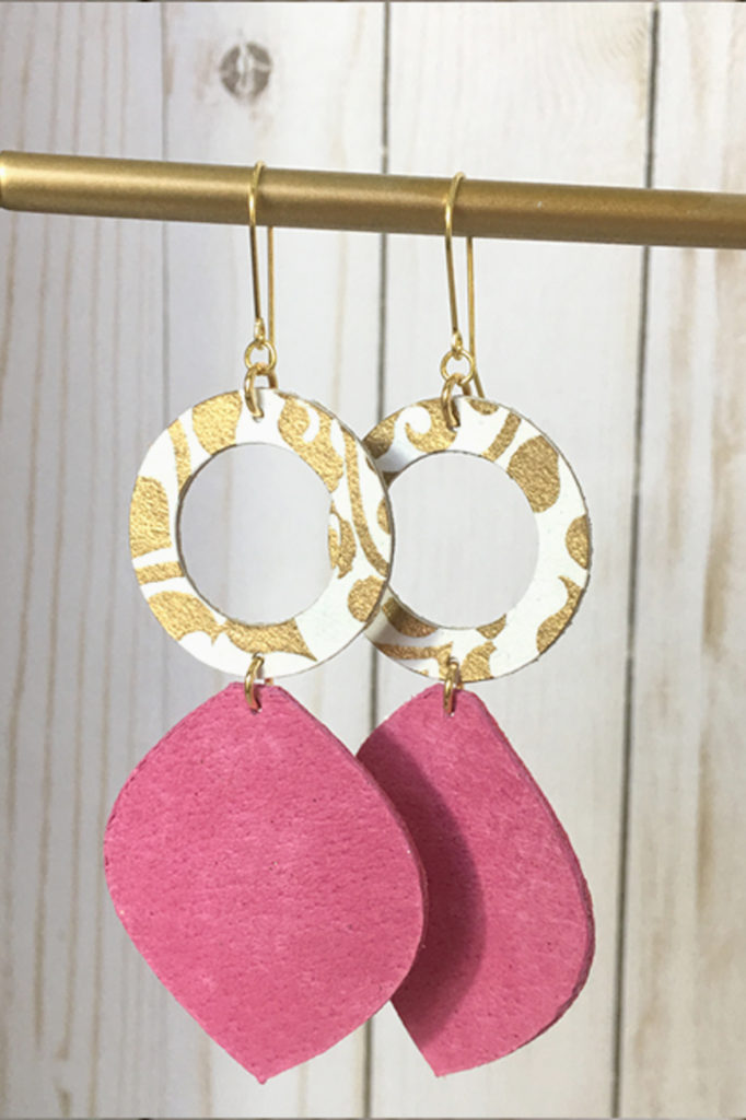 Leather Earring SVG files for Cricut and Silhouette