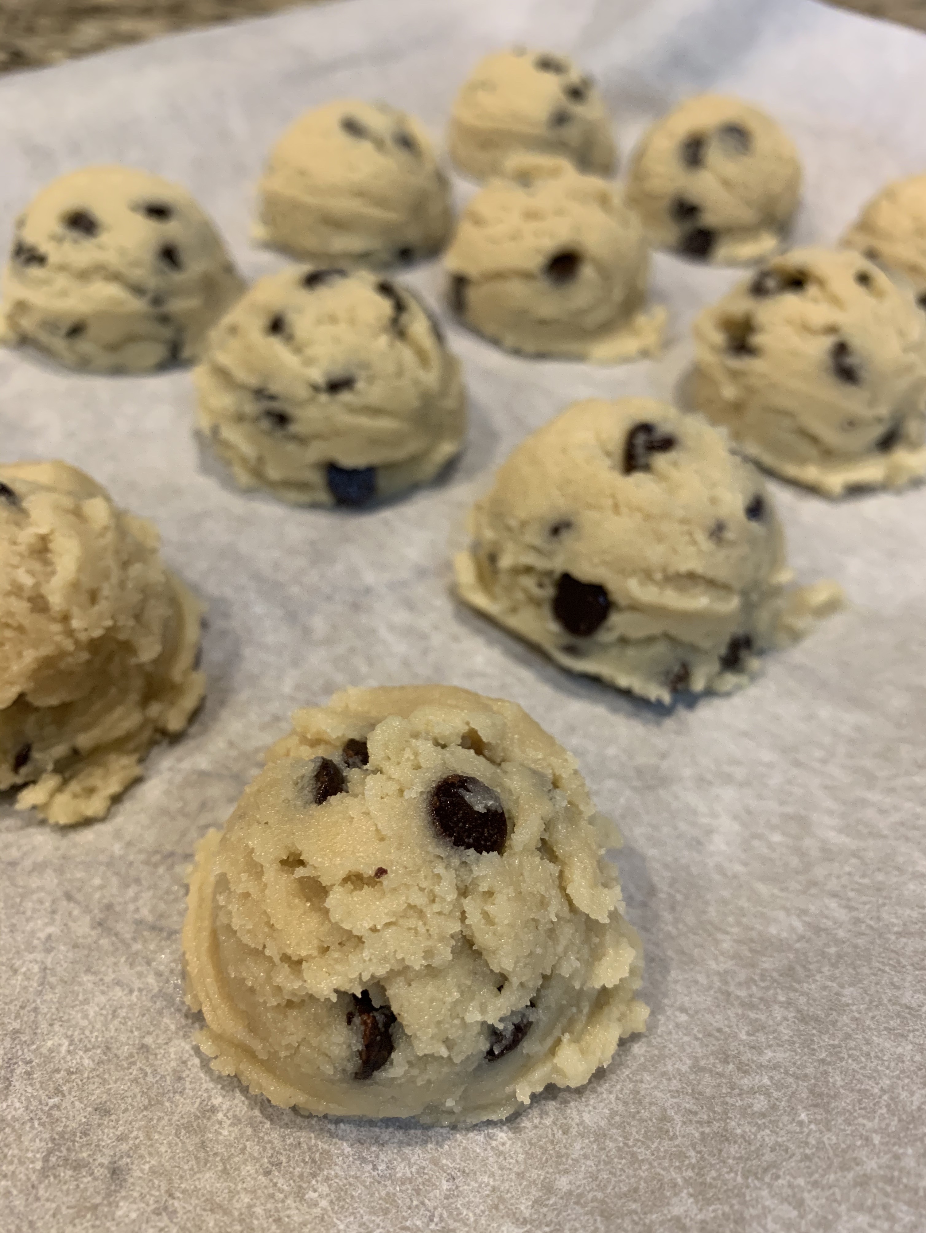 Keto Chocolate Chip Dough Bites