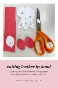 Make Leather Earrings
